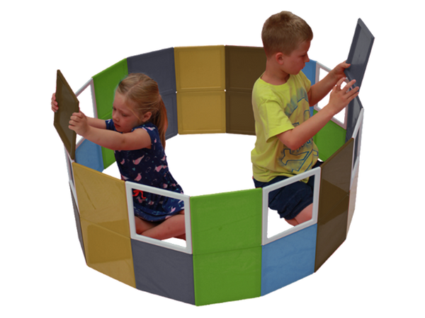 Panelcraft magnetic block with earth tone colors